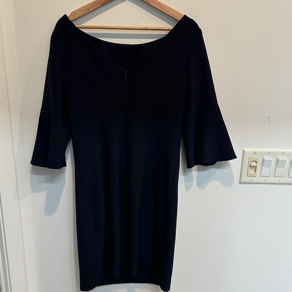 Vince Camuto Midnight Blue Long Sleeve Dress - Picture 3 of 5